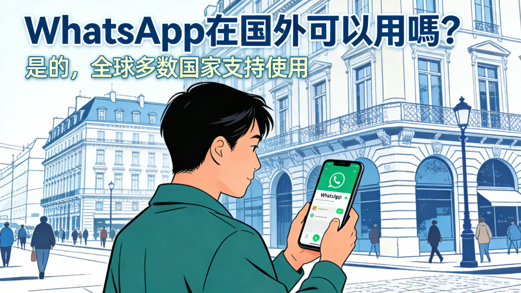WhatsApp在國外可以用嗎？